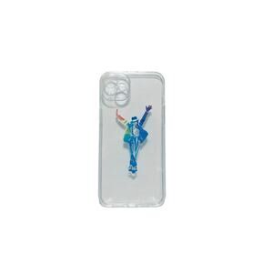 Apple Iphone 14 Plus Michael Jackson King of Pop Transparent Phone Case